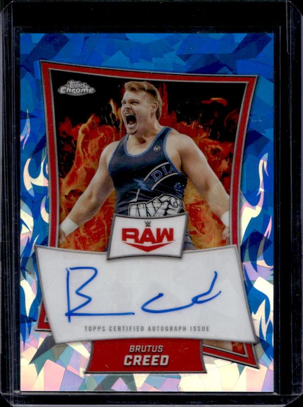 2025 Topps Chrome WWE Sapphire Edition #RBA-BTU Red Brand Autographs