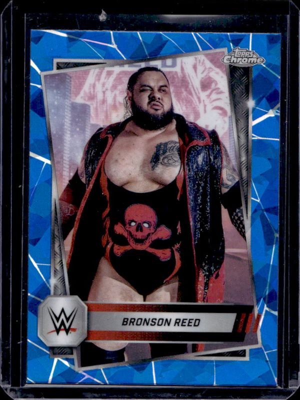 2025 Topps Chrome WWE Sapphire Edition #177 Base Chrome