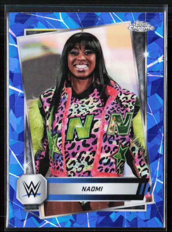 2025 Topps Chrome WWE Sapphire Edition #194 Base Chrome