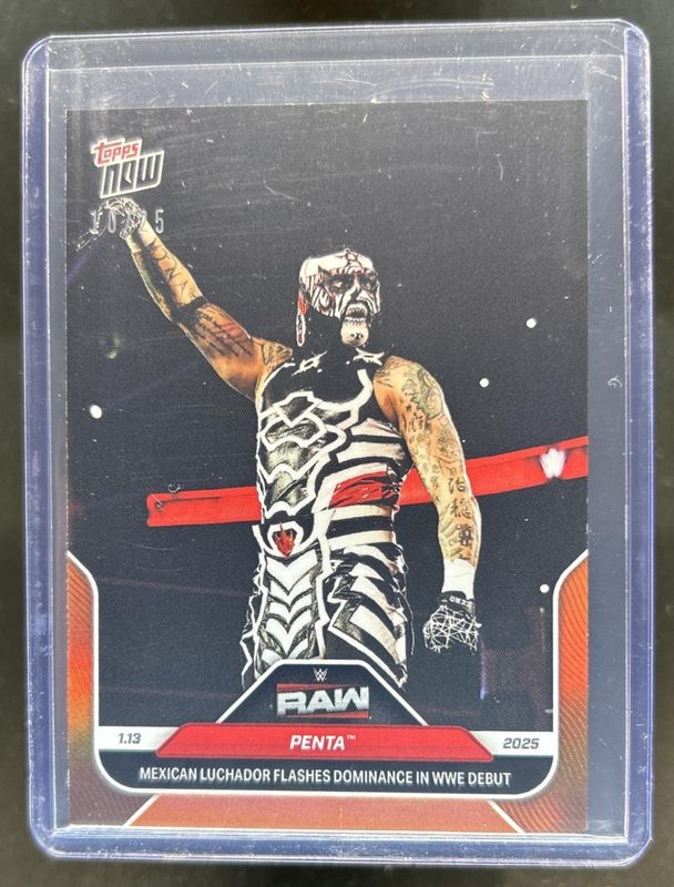 2025 Topps Now WWE #9 Orange /25
