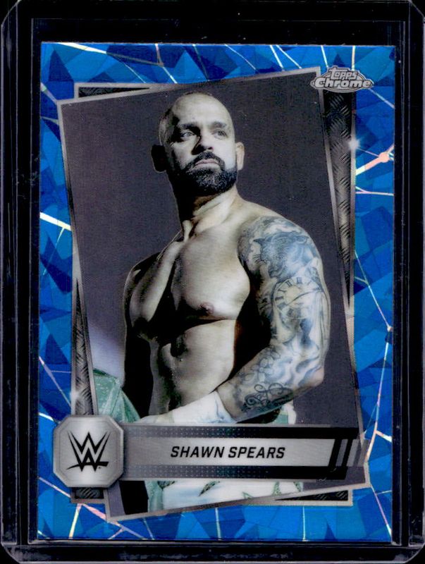 2025 Topps Chrome WWE Sapphire Edition #30 Base Chrome