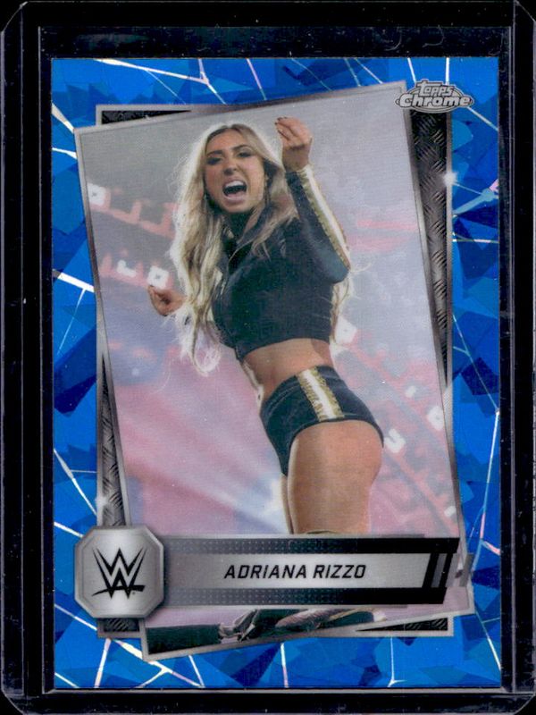 2025 Topps Chrome WWE Sapphire Edition #18 Base Chrome