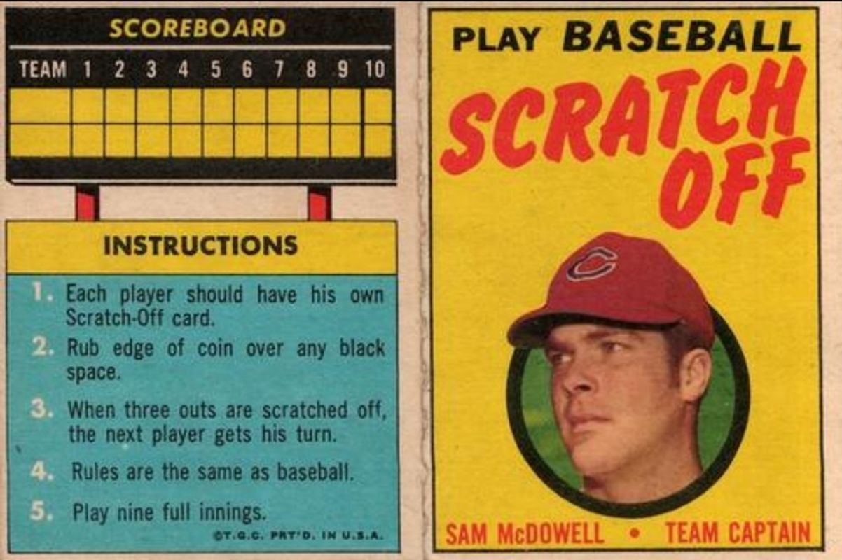 1970 Topps Scratch Offs