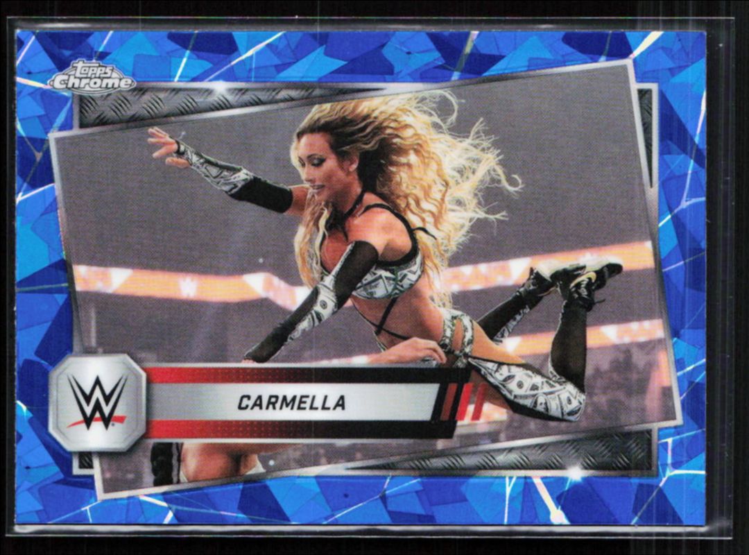 2025 Topps Chrome WWE Sapphire Edition #145 Base Chrome