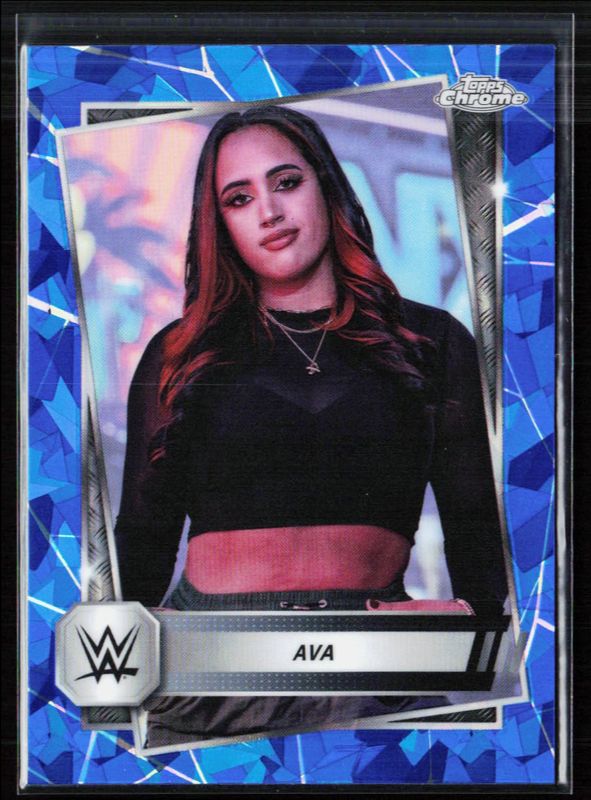2025 Topps Chrome WWE Sapphire Edition #84 Base Chrome