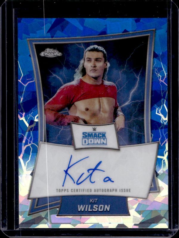 2025 Topps Chrome WWE Sapphire Edition #BBA-KIT Blue Brand Autographs