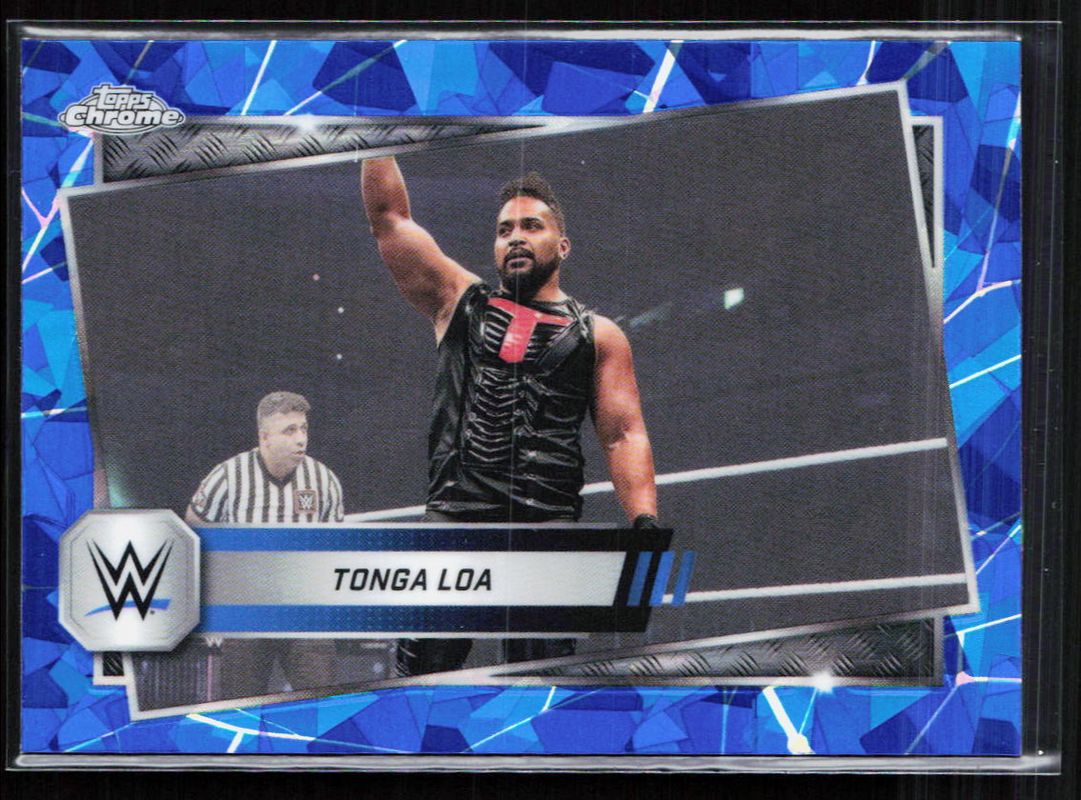 2025 Topps Chrome WWE Sapphire Edition #162 Base Chrome