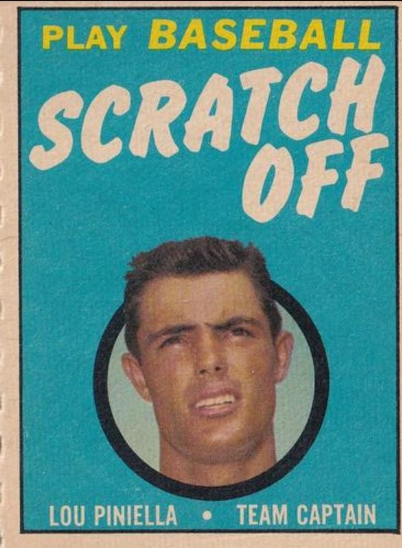 1970 Topps Scratch Offs