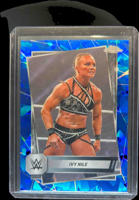 2025 Topps Chrome WWE Sapphire Edition #93 Base Chrome