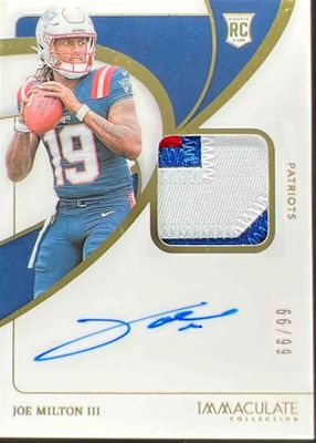 2024 Immaculate #106 Rookie Patch Auto /99