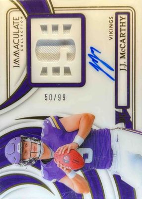 2024 Immaculate #NRPA-JJM Immaculate Numbers Rookie Patch Autographs /99