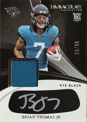 2024 Immaculate #EYE-BTJ Immaculate Rookie Eye Black Jersey /99