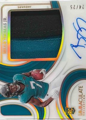 2024 Immaculate #PPRA-BTJ Premium Patch Rookie Autographs - Gold /25