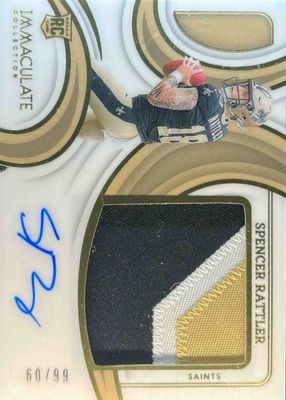 2024 Immaculate #PPRA-SRR Premium Patch Rookie Autographs /99