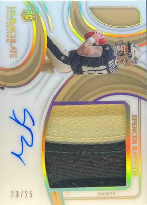 2024 Immaculate #PPRA-SRR Premium Patch Rookie Autographs - Gold /25