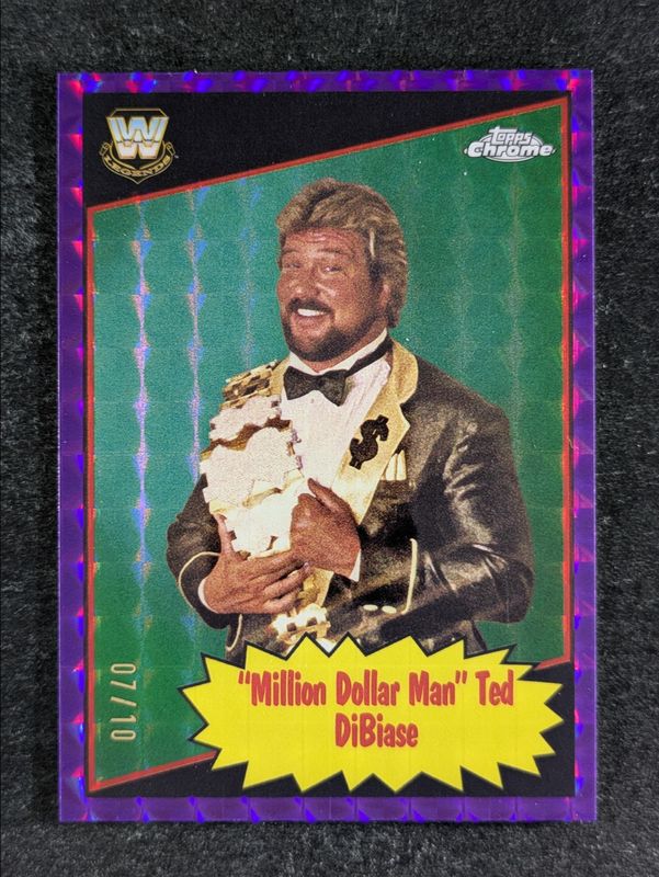 2025 Topps Chrome WWE #85TL-TD 1985 Legends - Purple Geometric Refractor /10