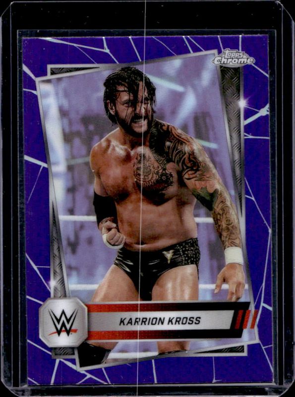 2025 Topps Chrome WWE #192 Purple Refractor