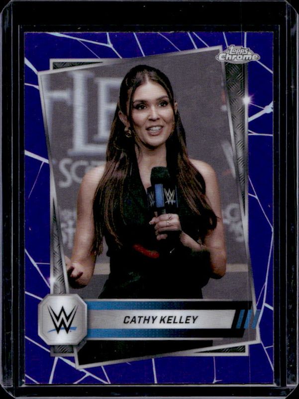2025 Topps Chrome WWE #153 Purple Refractor