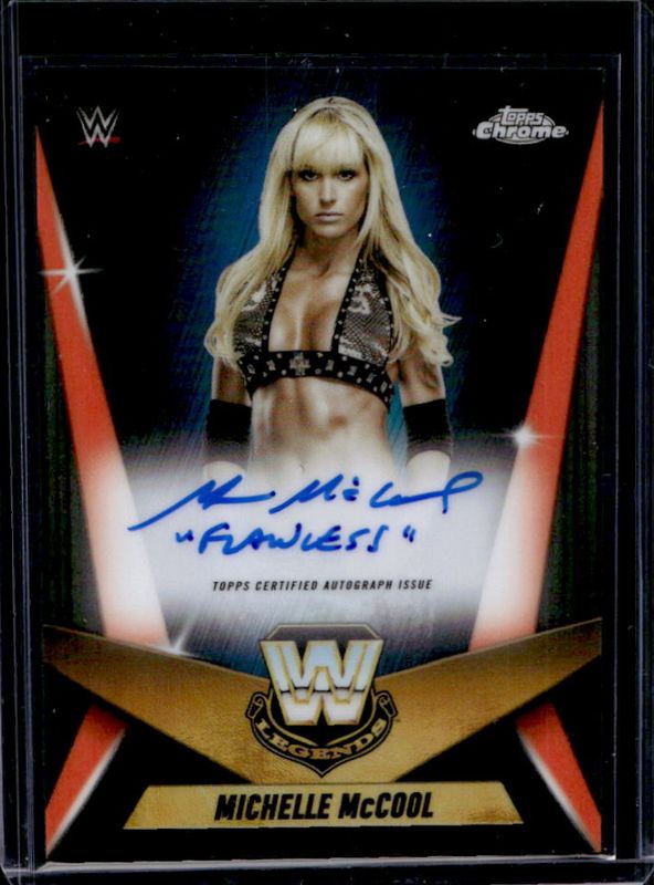 2025 Topps Chrome WWE #LCA-MM Legendary Chrome Autographs - Orange Refractor /25