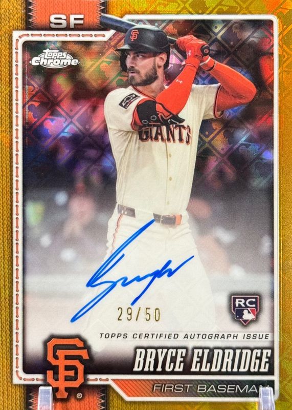 2026 Topps Chrome Logofractor Edition #RA-BE Rookie Autographs - Gold Refractor /50
