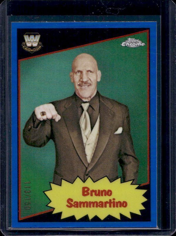 2025 Topps Chrome WWE #85TL-BS 1985 Legends - Blue Refractor /150
