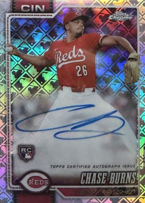 2026 Topps Chrome Logofractor Edition #RA-CB Rookie Autographs