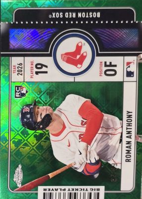 2026 Topps Chrome Logofractor Edition #BTP-23 Big Ticket Players - Green Refractor /99