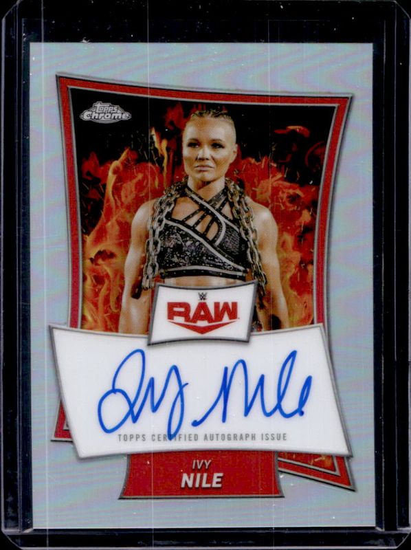 2025 Topps Chrome WWE #RBA-IVY Red Brand Autographs - Refractor