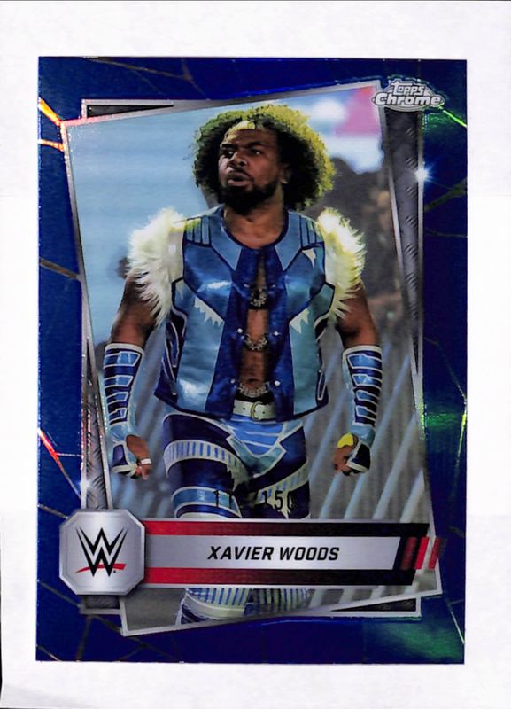 2025 Topps Chrome WWE #193 Blue Refractor /150