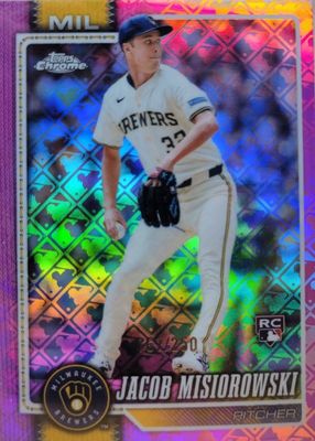 2026 Topps Chrome Logofractor Edition #196 Pink Refractor /250