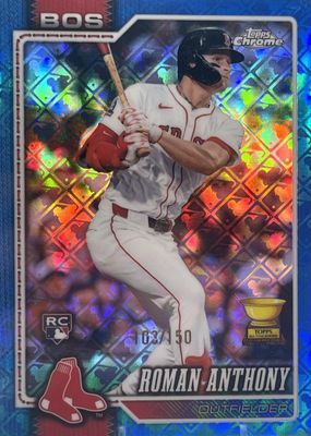 2026 Topps Chrome Logofractor Edition #225 Blue Refractor /150