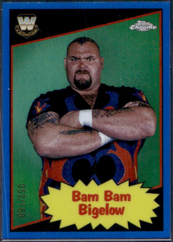 2025 Topps Chrome WWE #85TL-BW 1985 Legends - Blue Refractor /150