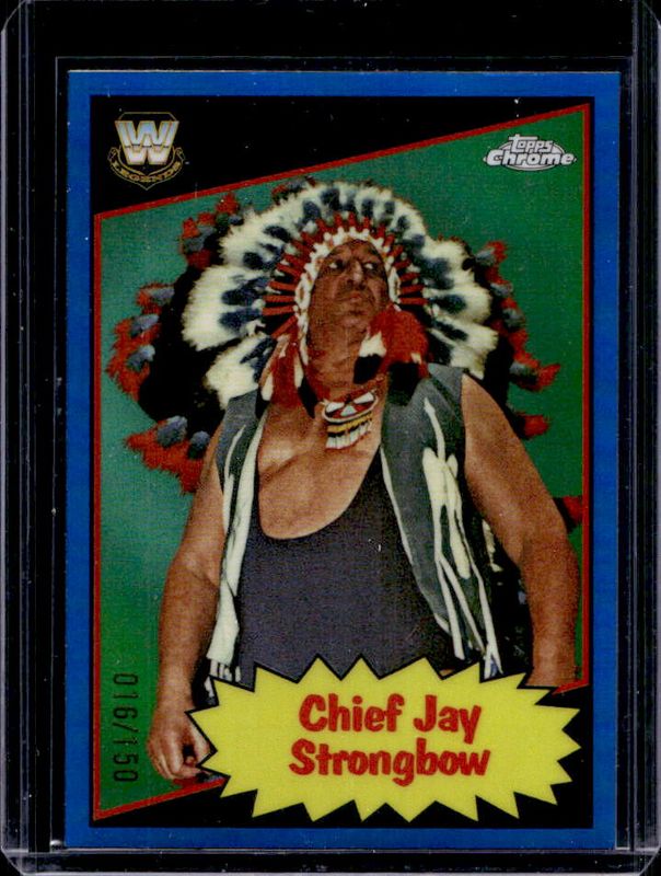 2025 Topps Chrome WWE #85TL-CS 1985 Legends - Blue Refractor /150