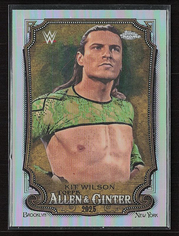Kit Wilson 2025 Topps Chrome WWE #AG-KIT Allen & Ginter - Refractor RAW