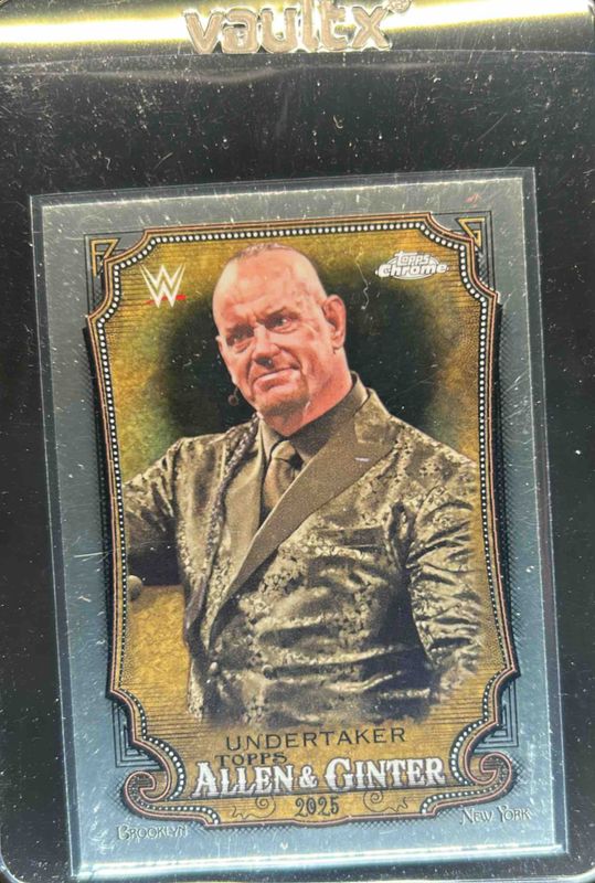 Undertaker 2025 Topps Chrome WWE #AG-UTK Allen & Ginter RAW