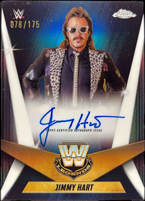 2025 Topps Chrome WWE #LCA-JH Legendary Chrome Autographs - Refractor /175