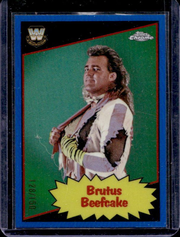 2025 Topps Chrome WWE #85TL-BF 1985 Legends - Blue Refractor /150
