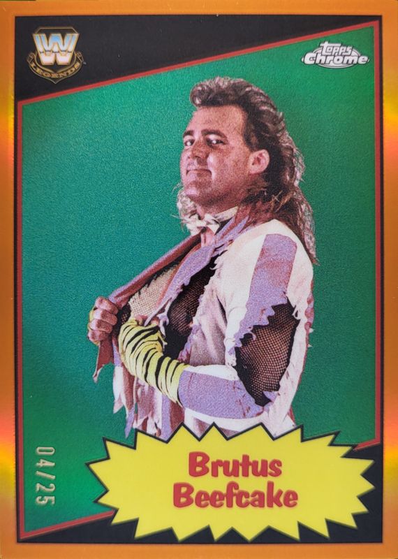 2025 Topps Chrome WWE #85TL-BF 1985 Legends - Orange Refractor /25