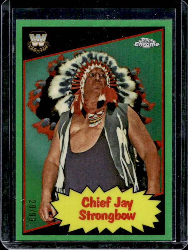 2025 Topps Chrome WWE #85TL-CS 1985 Legends - Neon Green Refractor /99