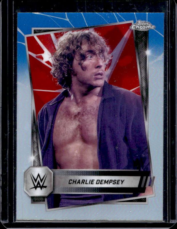 Charlie Dempsey 2025 Topps Chrome WWE #200 Refractor RAW