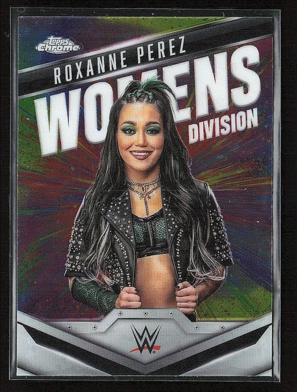 Roxanne Perez 2025 Topps Chrome WWE #WD-ROX Women's Division RAW