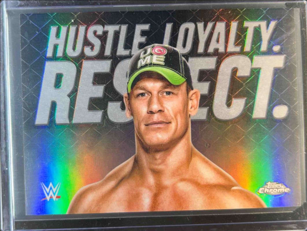 John Cena 2025 Topps Chrome WWE #P-JC1 Persona /(SSP) RAW