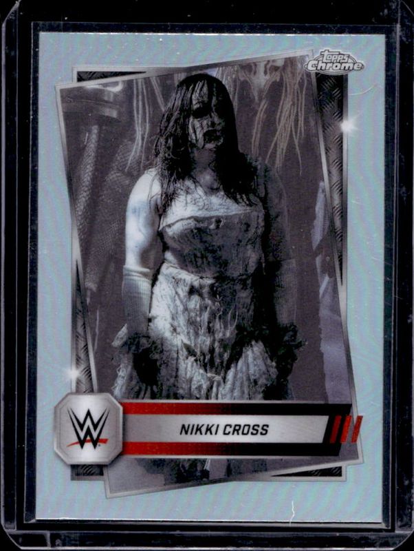 Nikki Cross 2025 Topps Chrome WWE #75 Refractor RAW