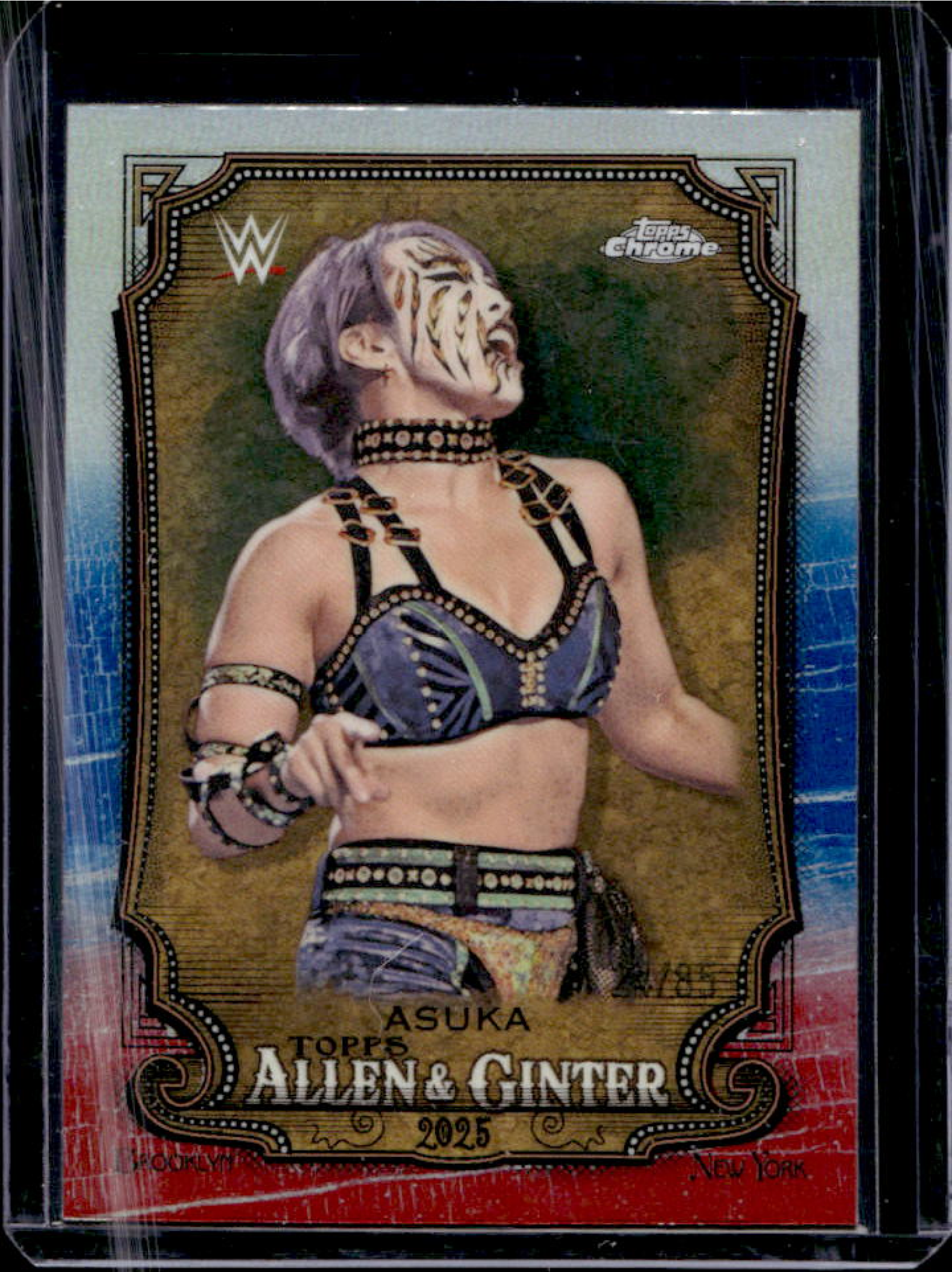 Asuka 2025 Topps Chrome WWE #AG-AKA Allen & Ginter - Red