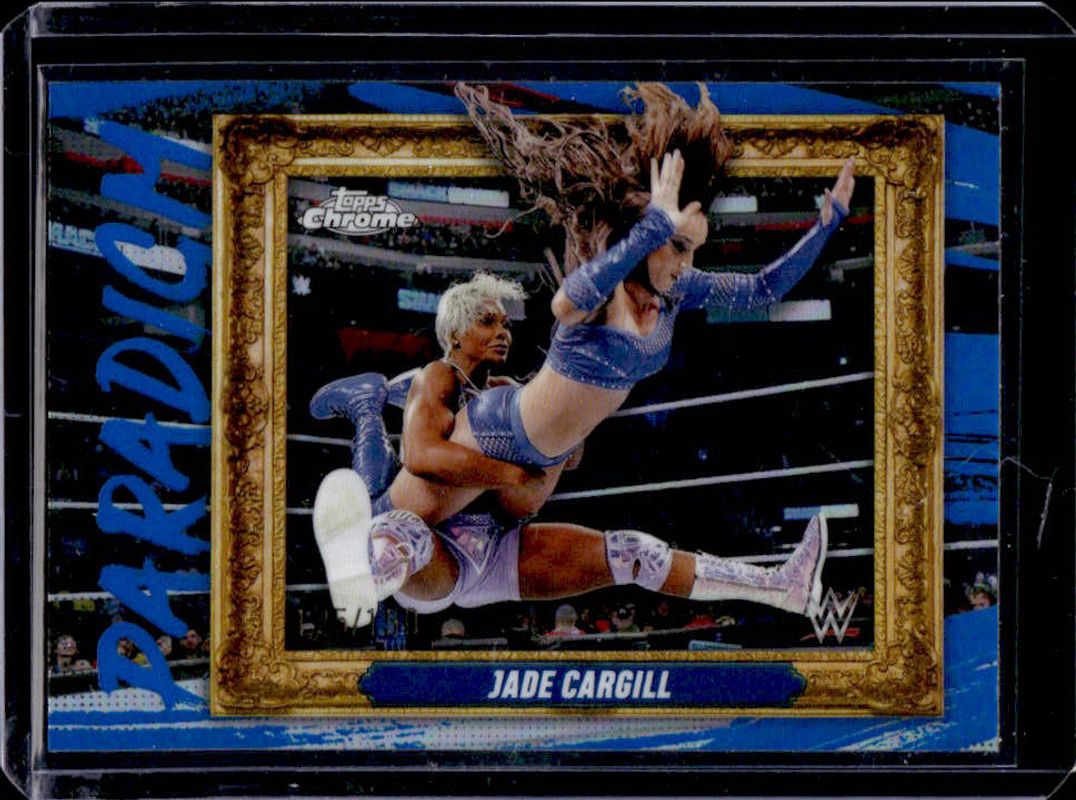 2025 Topps Chrome WWE #BBA-JAD Blue Brand Autographs - Blue Refractor /150