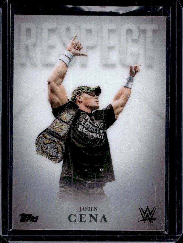 John Cena 2025 Topps Chrome WWE #CJC-19 Celebrating Cena RAW