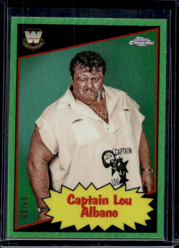 2025 Topps Chrome WWE #85TL-CL 1985 Legends - Neon Green Refractor /99