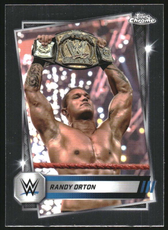 Randy Orton 2025 Topps Chrome WWE #214 Image Variation RAW