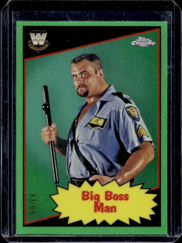 2025 Topps Chrome WWE #85TL-BB 1985 Legends - Neon Green Refractor /99