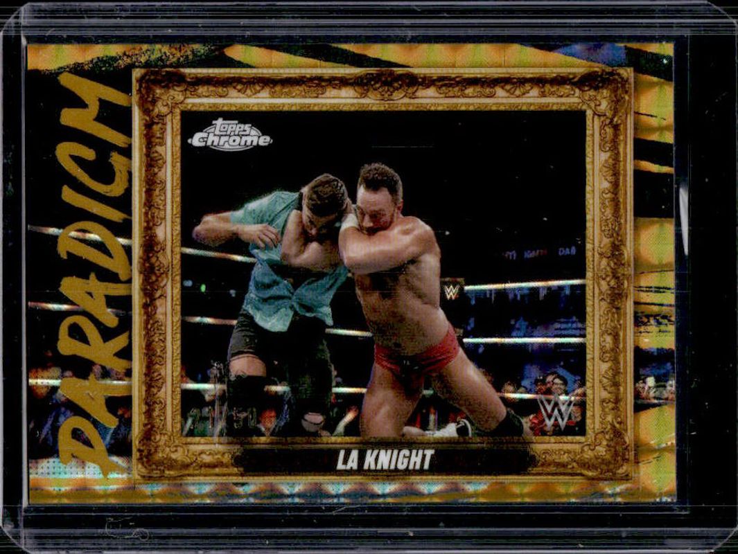 2025 Topps Chrome WWE #PAR-LAK Paradigm - Gold Geometric Refractor /50
